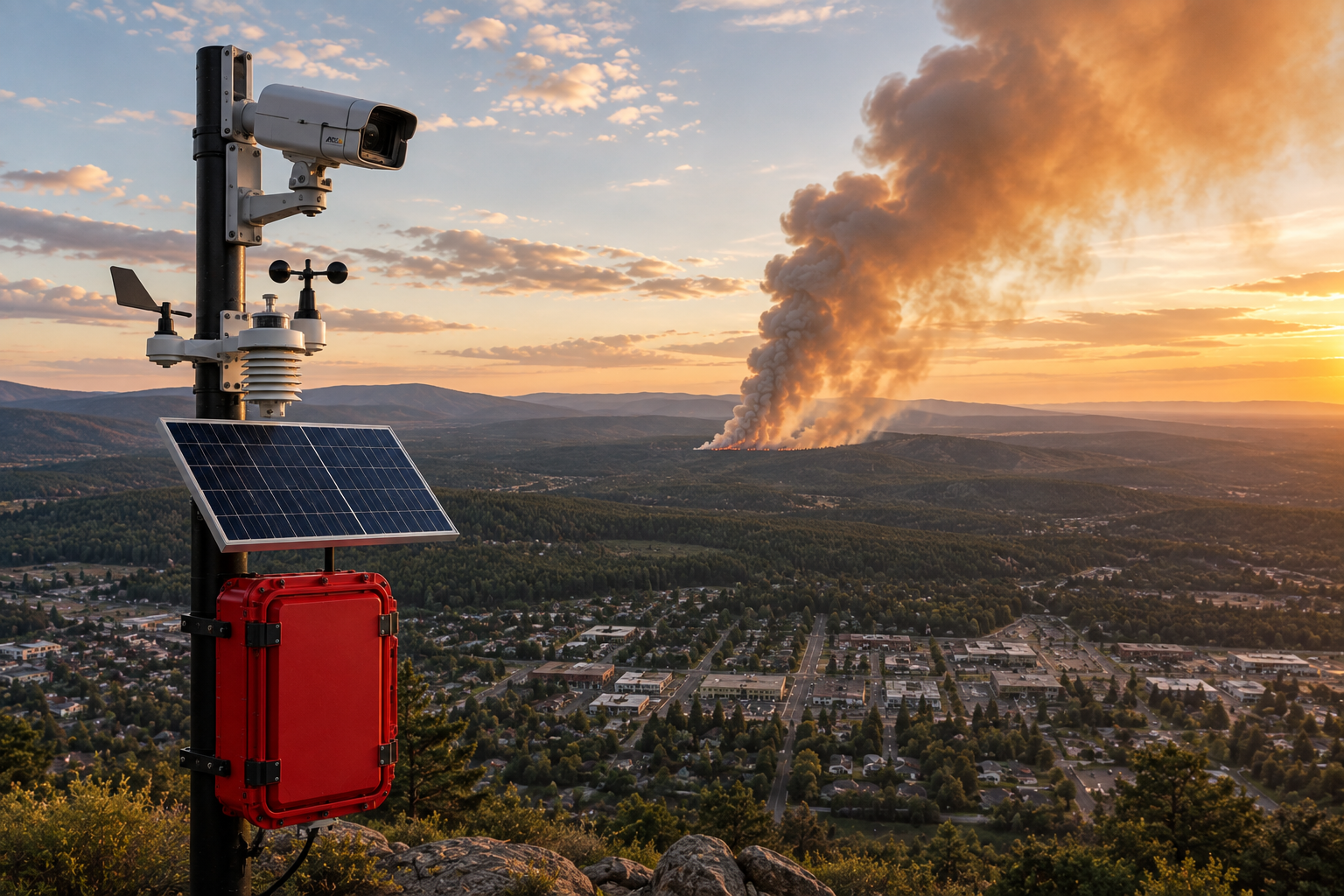 RedBox 911 Fixed wildfire monitoring station